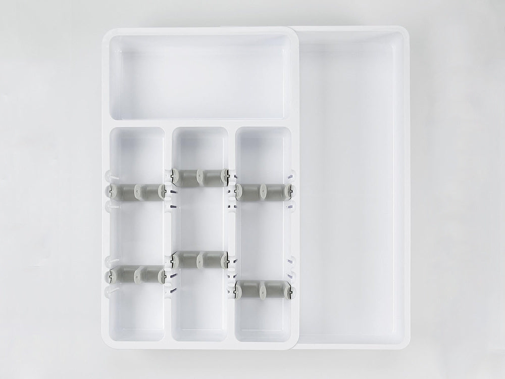 Stalo įrankių stalčiaus įdėklo ištraukiamasis organizatorius