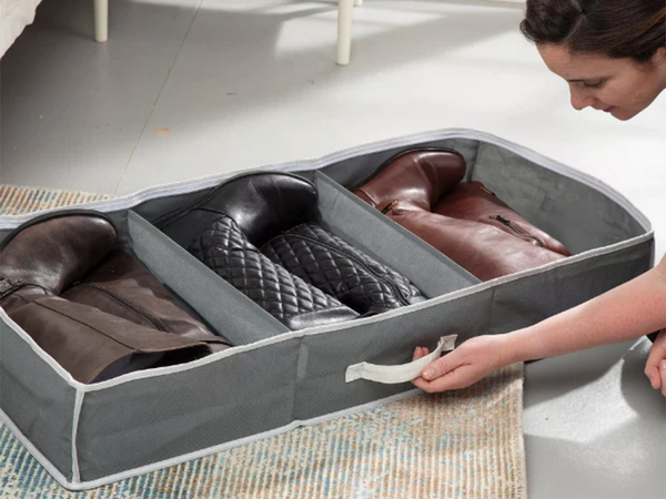 Sandėliavimo dėžutė drabužių spinta organizatorius užtrauktukas didelis batams patalynė