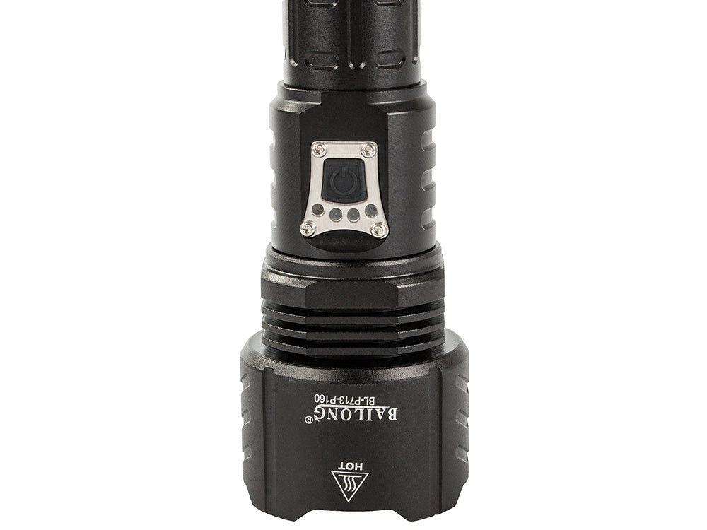 Karinis policijos žibintuvėlis cree xhp160 galia