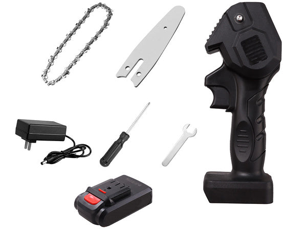 Mini 4 colių akumuliatorinis grandininis pjūklas