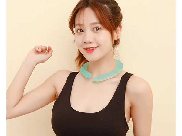 Vėsinantis kompresas kaklui šaltas vasaros kompresas