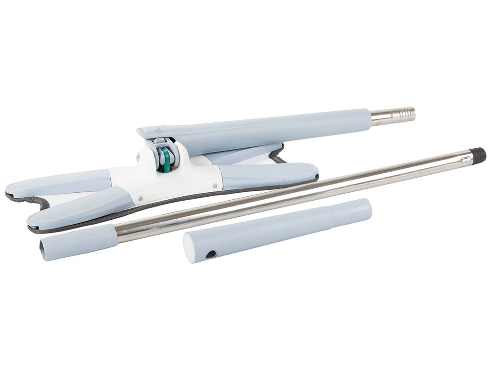 Plokščia šluostė grindims valyti su valytuvu rotaciniu sukamuoju valytuvu