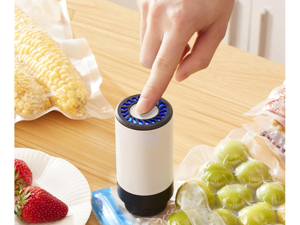 Vakuuminis siurblys maisto vakuuminiams maišeliams