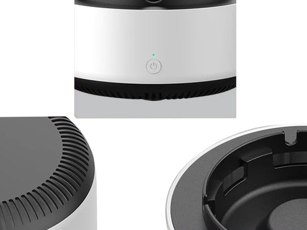 Išmanioji savaime užgesanti automobilio peleninė