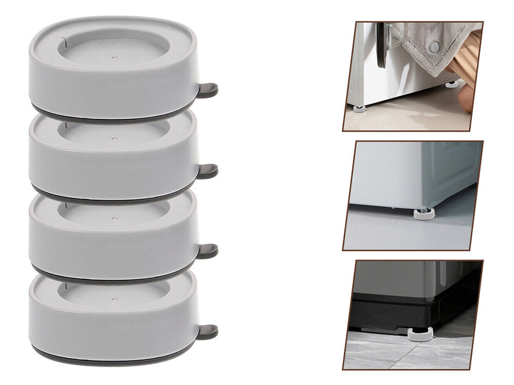 Skalbimo mašinos antivibracinės pagalvėlės indaplovei 4 vnt.