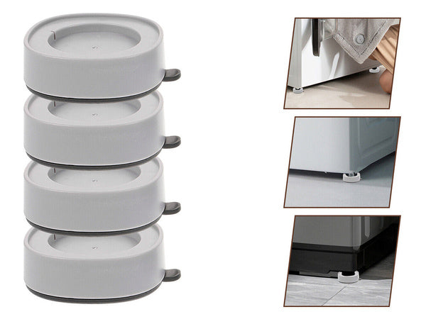 Skalbimo mašinos antivibracinės pagalvėlės indaplovei 4 vnt.