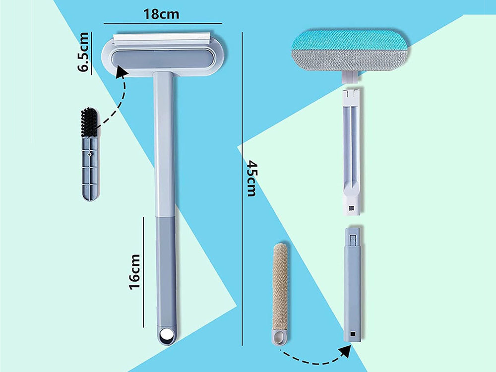Universalus langų valymo šepetys