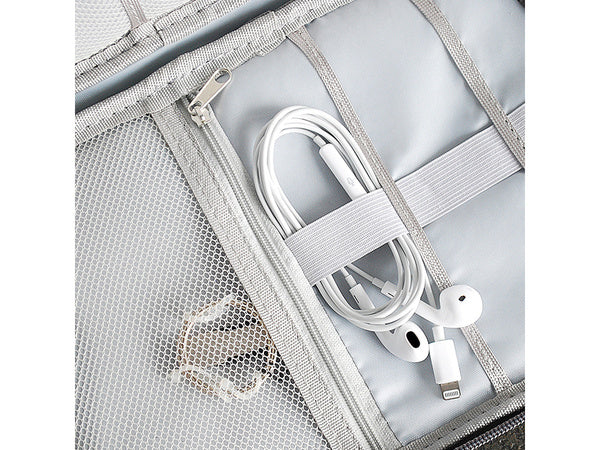 Kelioninis krepšys kabeliams ir įkrovikliams