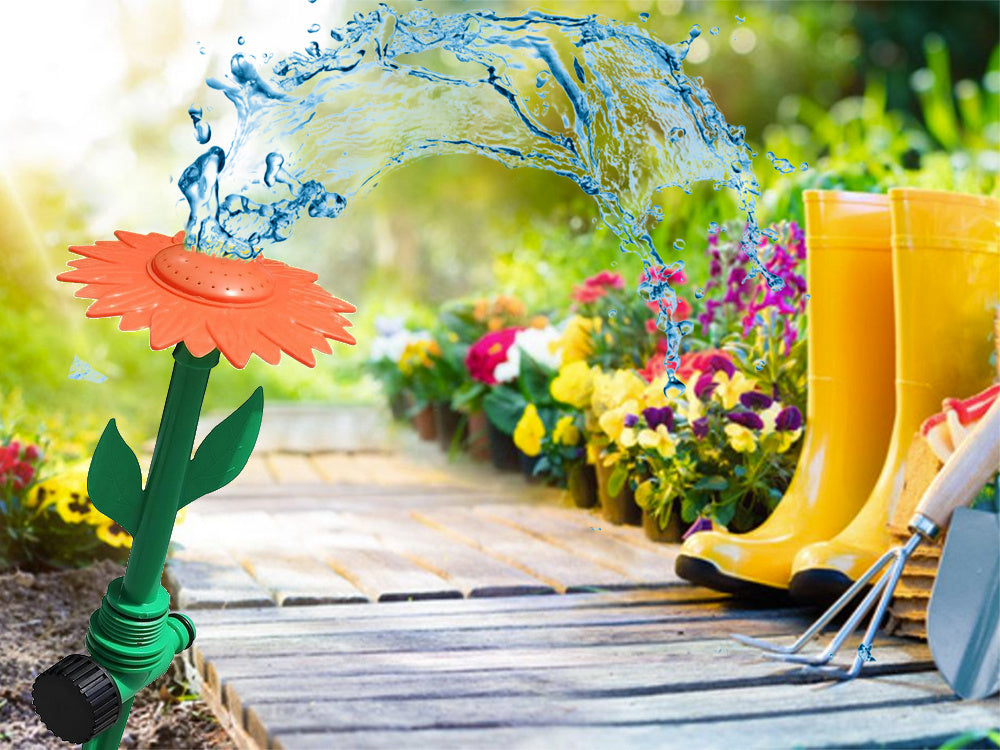 Sodo purkštuvas saulėgrąžų sodo laistytuvas