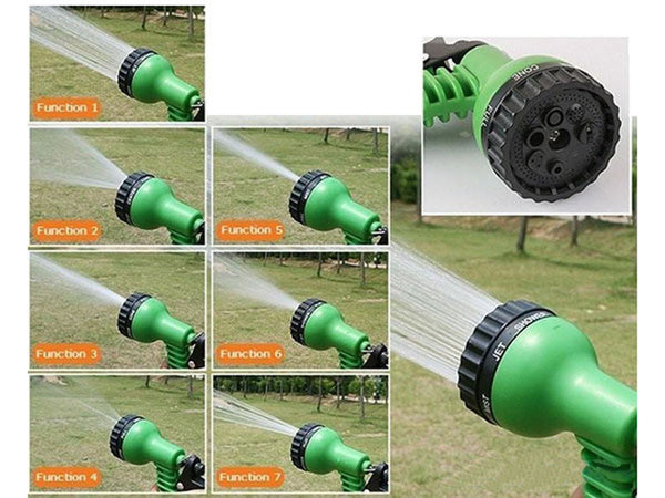 Sodo žarnos pistoletas vandens purkštuvas 7 funkcijos