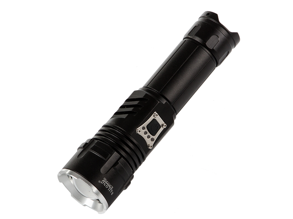 Taktinis karinis bailong vadovaujama cree xhp160 žibintuvėlis