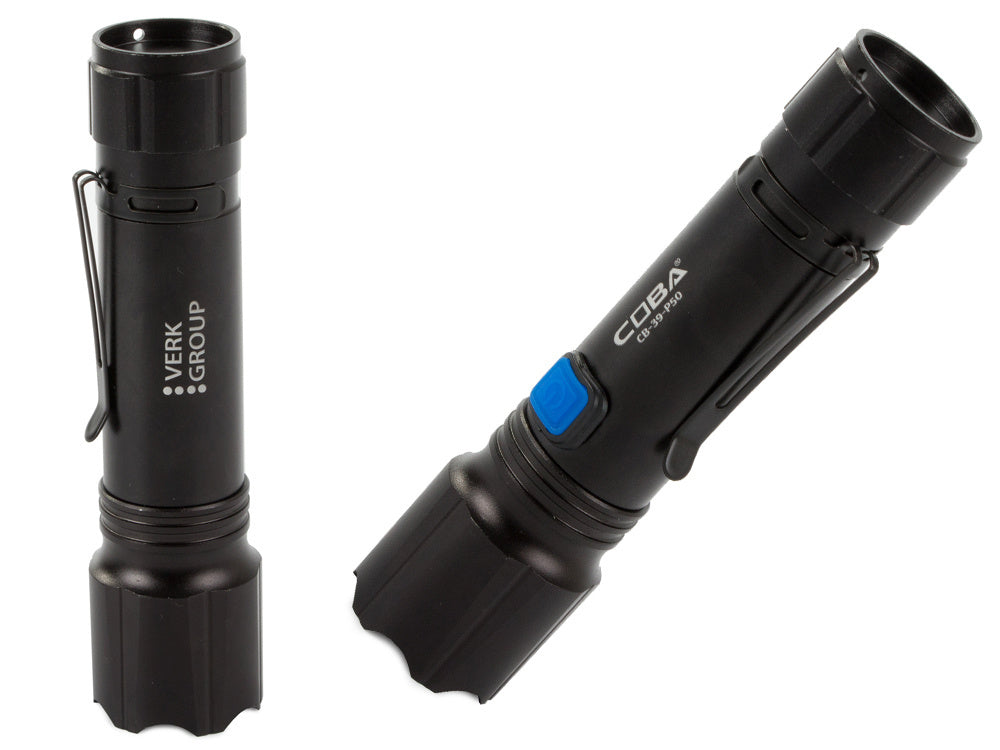 Karinis taktinis žibintuvėlis su priartinimo spaustuku coba xhp50