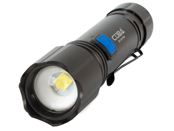 Karinis taktinis žibintuvėlis su priartinimo spaustuku coba xhp50