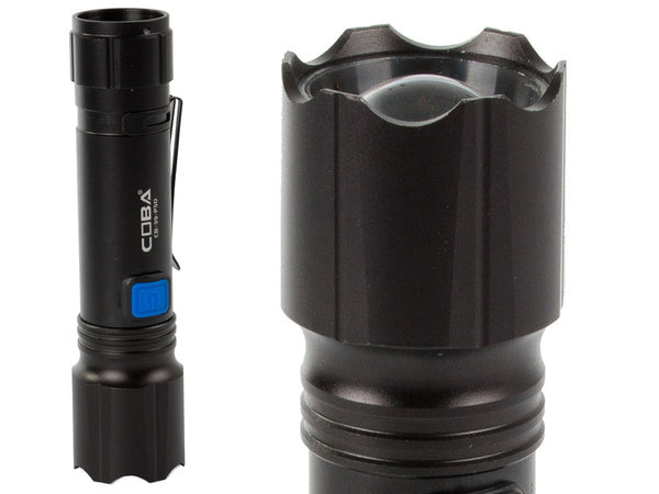 Karinis taktinis žibintuvėlis su priartinimo spaustuku coba xhp50