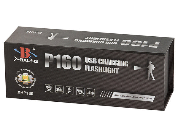 Karinis bailong vadovaujama taktinis žibintuvėlis xhp160 zoom