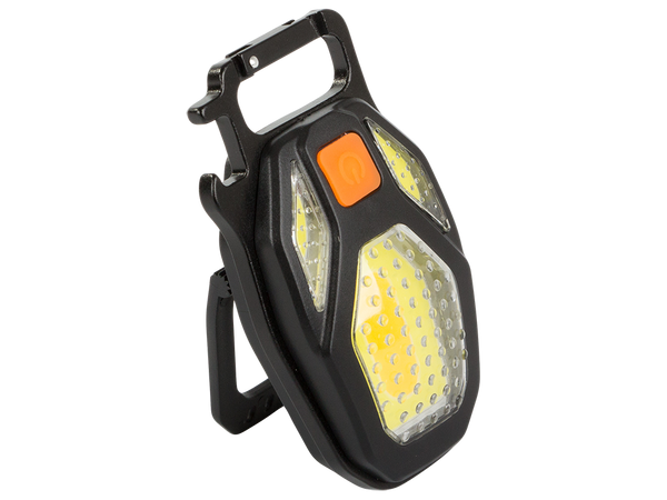 Vadovaujama šviesos cob raktų žiedas atidarytuvas magnetas usb žibintuvėlis