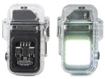 Plazminis žiebtuvėlis su led lempa elektrinis usb