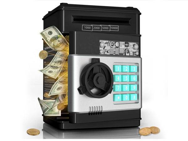 Pinigų dėžutė kasos aparato prieigos kodas banknotai
