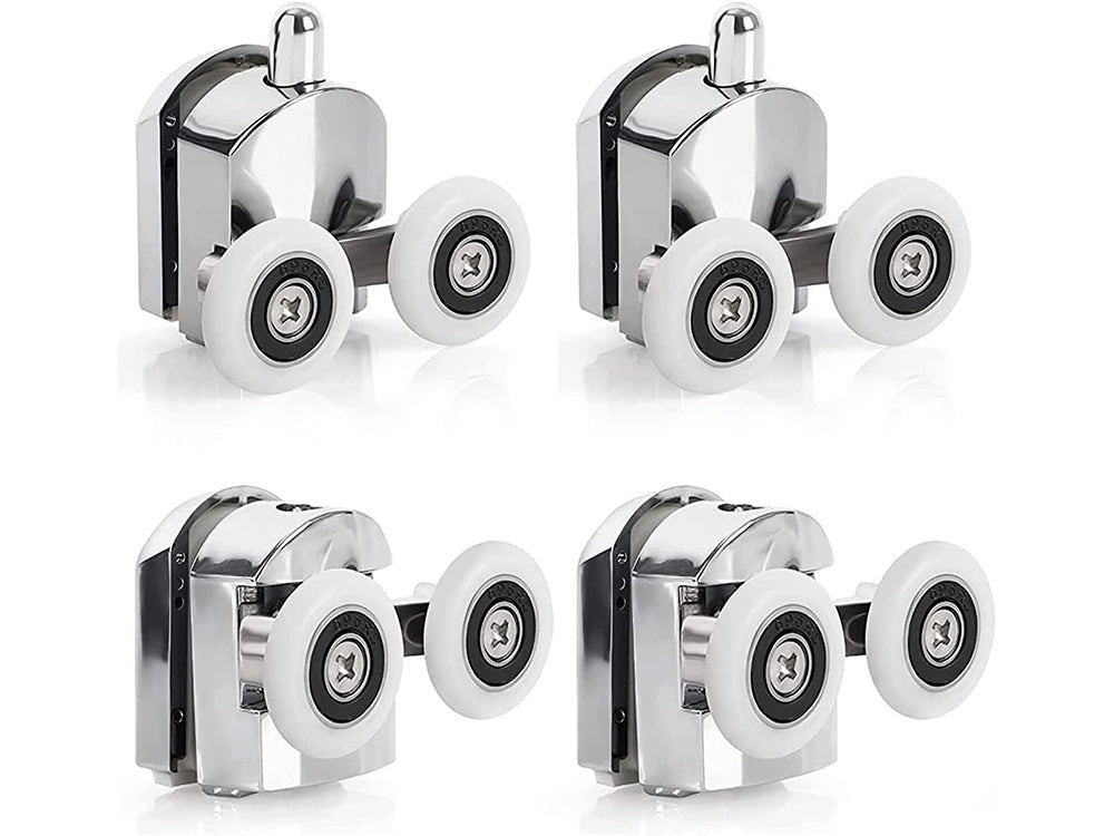 Dušo kabinos ritinėliai, rinkinio ratai 8 ritinėliai