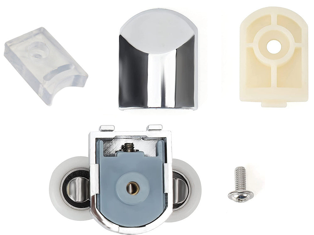 Dušo kabinos ritinėliai, rinkinio ratai 8 ritinėliai