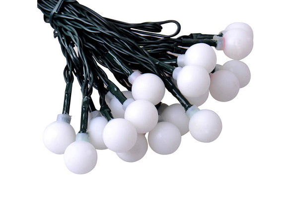 Saulės sodo girliandų žibintai 40 vadovaujama daugiaspalvė