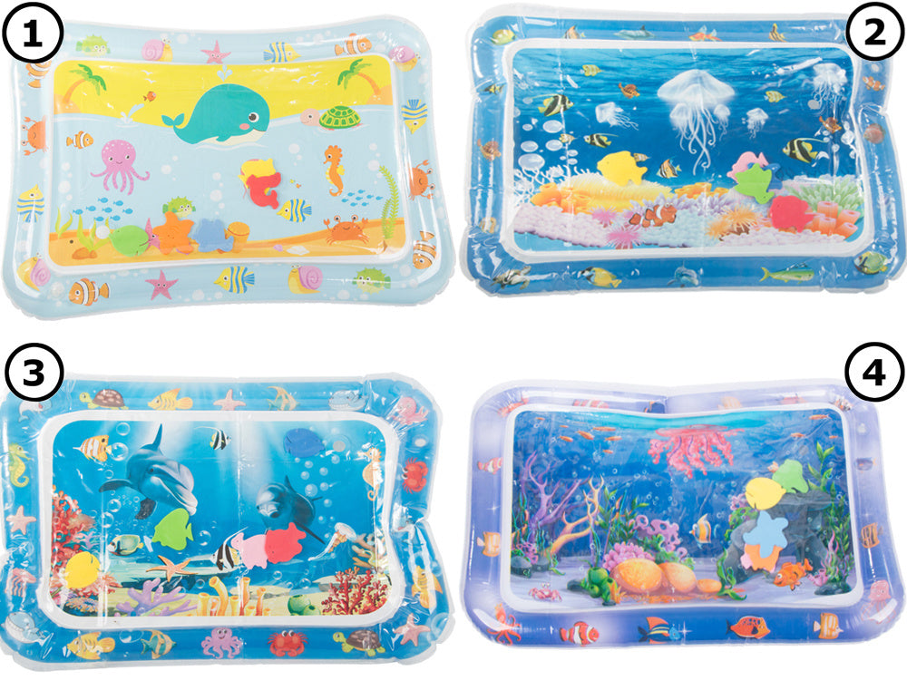 Pripučiamas sensorinis vandens kilimėlis mažyliams žaisti