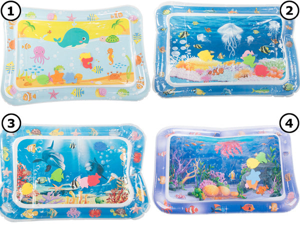 Pripučiamas sensorinis vandens kilimėlis mažyliams žaisti