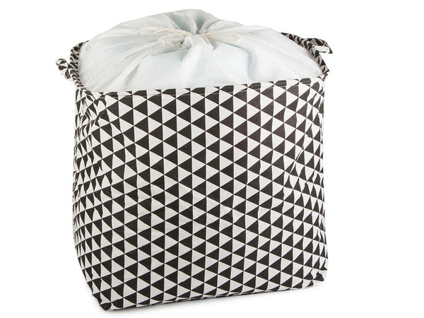 Didelis užrakinamas skalbinių krepšys žaislams