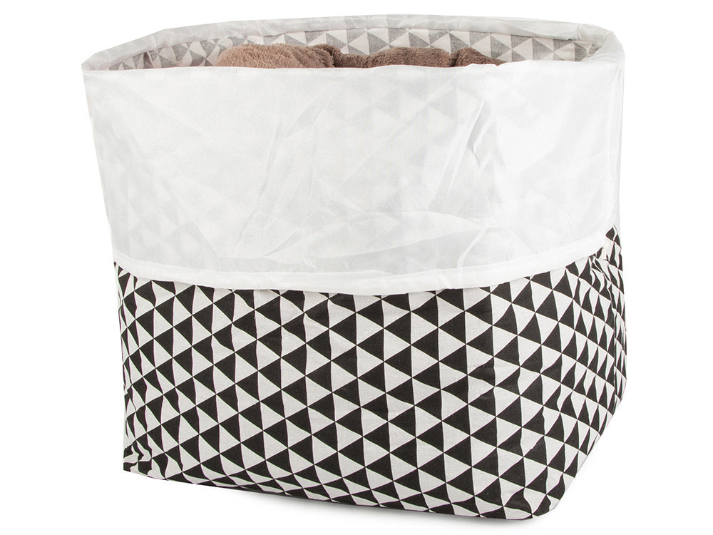 Didelis užrakinamas skalbinių krepšys žaislams