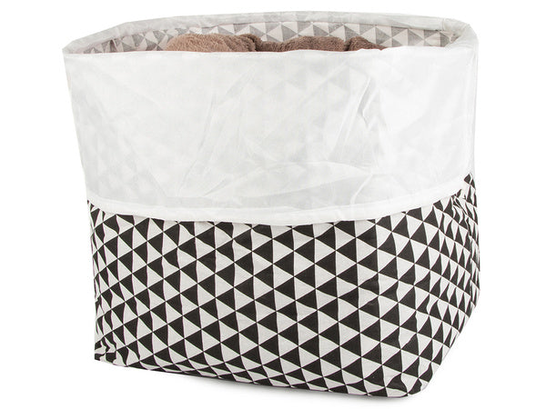 Didelis užrakinamas skalbinių krepšys žaislams