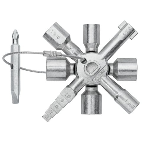 Universalus raktas Knipex 00 11 01 (skydams, metalinis)