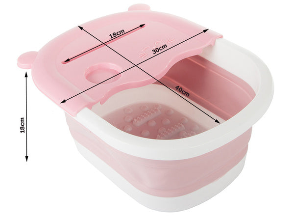 Pėdų masažo dubenėlis sulankstomas silikoninis antgalis