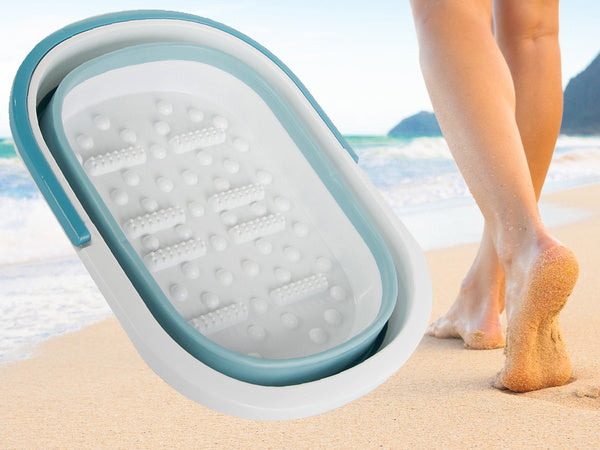 Pėdų masažo dubenėlis sulankstomas silikoninis antgalis