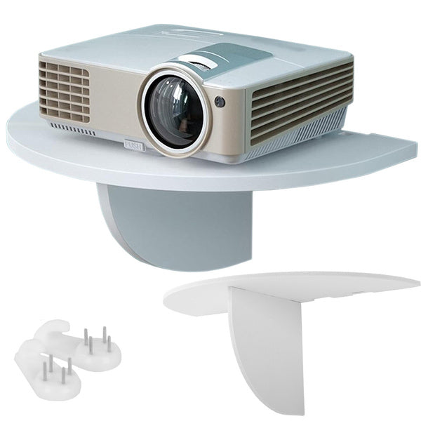 Sieninė lentynėlė vazos gėlėms, skirta telefonui įkrauti, balta matinė