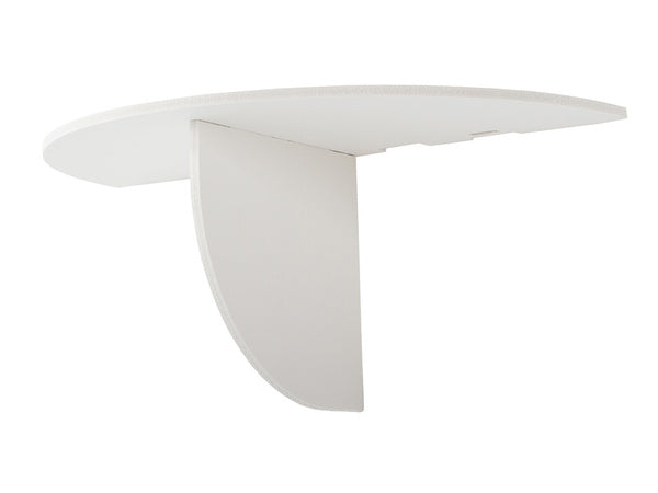 Sieninė lentynėlė vazos gėlėms, skirta telefonui įkrauti, balta matinė