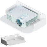 Sieninė knygų lentyna "flowers" balta matinė