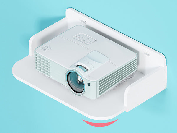 Sieninė knygų lentyna "flowers" balta matinė