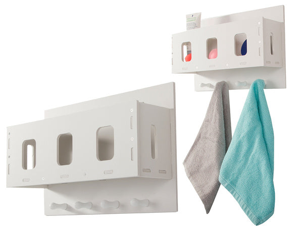 Organizatoriaus pakabinama lentyna vonios kambario spintelė