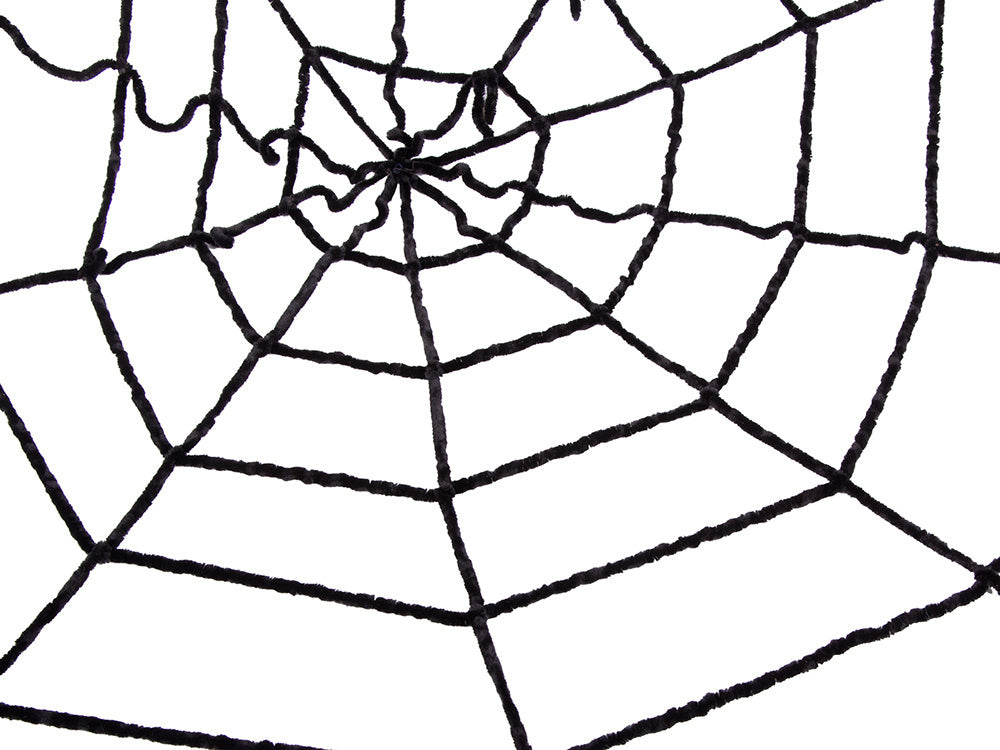 Dirbtinis didelis dirbtinis voratinklis juodas helovino dekoracijos