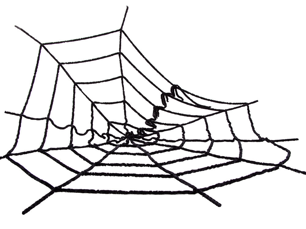 Dirbtinis didelis dirbtinis voratinklis juodas helovino dekoracijos