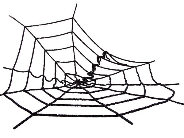 Dirbtinis didelis dirbtinis voratinklis juodas helovino dekoracijos