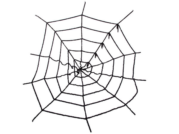 Dirbtinis didelis dirbtinis voratinklis juodas helovino dekoracijos