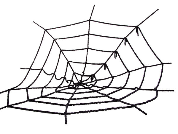 Dirbtinis didelis dirbtinis voratinklis juodas helovino dekoracijos