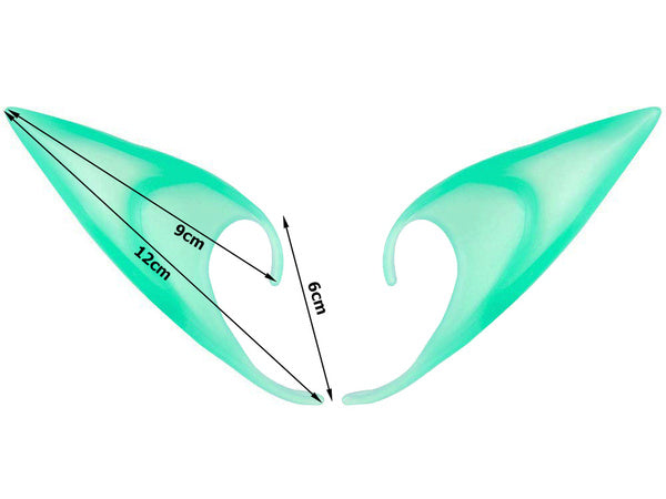 Dirbtinės gnomų elfų ausys šviečiančios