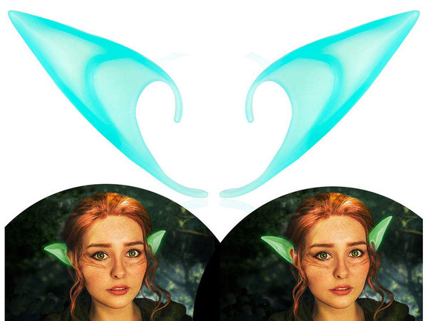 Dirbtinės gnomų elfų ausys šviečiančios