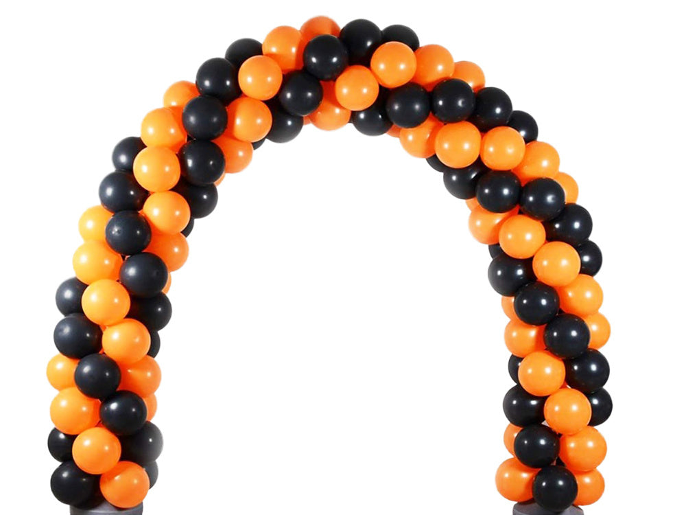 Helovino balionų rinkinys juodai oranžinis 20vnt.