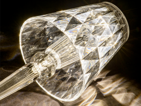 Stalinė lempa led krištolo rgb usb nuotolinio valdymo pultas