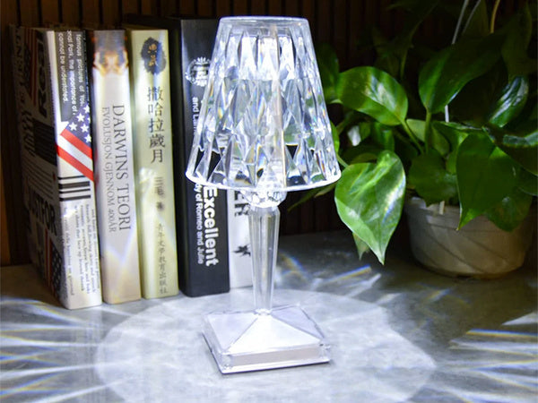 Stalinė lempa led krištolo rgb usb nuotolinio valdymo pultas