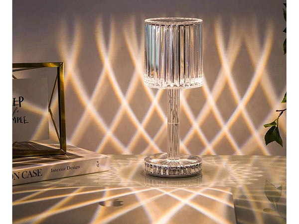 Stalinė lempa led krištolo rgb usb nuotolinio valdymo pultas