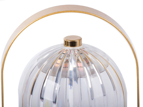 Naktinė lempa stalo krištolo led žibintas liesti